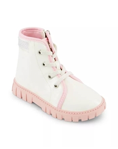 Армейские ботинки Carrie с логотипом Stones для девочек-малышей, коричневый/бежевый Dkny