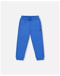 Флисовые спортивные штаны для мальчиков, синие - для малышей|ребёнка, синий Deux par deux