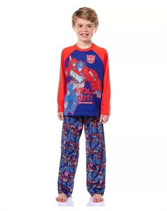 Пижамный комплект из двух частей Оптимус Прайм, автобот, одежда для сна, синий Transformers