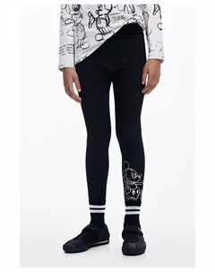 Леггинсы с Микки Маусом для девочек, черный Desigual