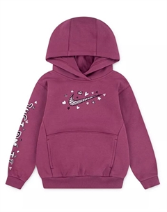 Толстовка с длинным рукавом для малышей и маленьких девочек, розовый Nike