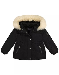 Куртка-парка с капюшоном для девочек, черный S rothschild & co