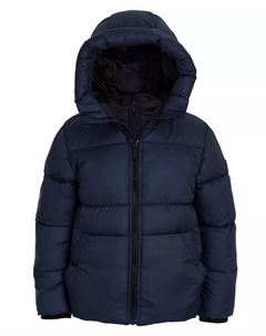 Плотная стеганая куртка Husk Bib для малышей и мальчиков, синий Michael kors