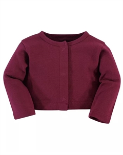 Платье и кардиган из органического хлопка для девочек-малышек, красный Touched by nature