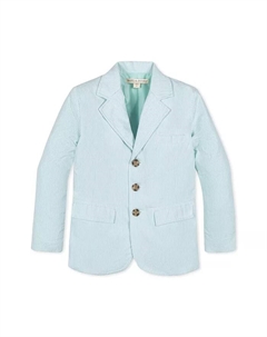 Классический пиджак из сирсакера для мальчиков, зеленый Hope & henry