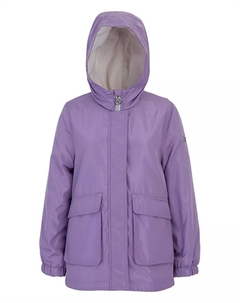 Куртка-дождевик на флисовой подкладке для больших девочек, фиолетовый Michael kors