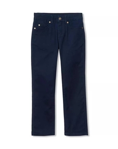 Брюки для мальчиков Iron Knee Twill с пятью карманами, синий Lands' end