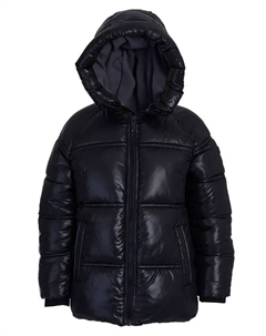 Плотная блестящая стеганая куртка для малышей и мальчиков, черный Michael kors