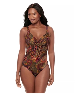 Женский слитный купальник Perissa Revele Tummy-Control на косточках, мультиколор Miraclesuit