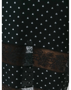 Платье-футболка с кружевными панелями, черный Givenchy