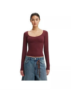 Женская кофта Hold Me с длинным рукавом, фиолетовый Cotton:on