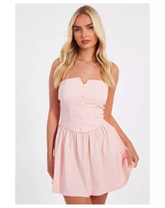 Женское мини-платье Bengaline Bardot, розовый Quiz