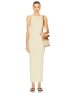 Seamless Rib Tank Платье Toteme, Oyster