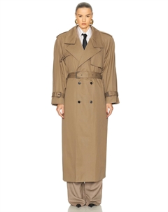 Тренч с поясом, Taupe Plaza Saint laurent
