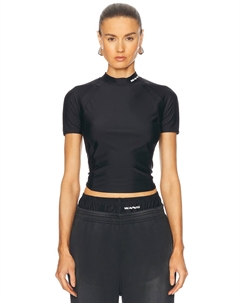 Топ Рашгард с коротким рукавом, Black Alexander wang