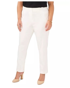 Узкие брюки больших размеров, белый Vince camuto