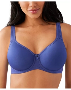 Бюстгальтер Basic Beauty на косточках для полной фигуры 855192, чашечка до H, синий Wacoal