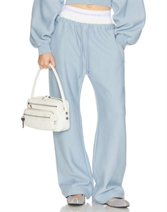 Широкие спортивные брюки, Light Blue Alexander wang
