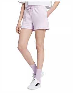 Женские шорты Essentials с маленьким логотипом, фиолетовый Adidas