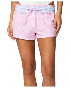Женские шорты Baylee в контрастную полоску, розовый Edikted