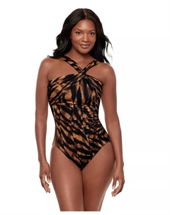 Женский слитный купальник Raya De Safari Europa на косточках, мультиколор Miraclesuit