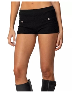 Женские трикотажные шорты Amalie, черный Edikted