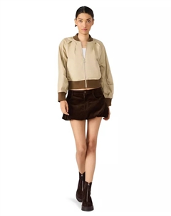 Женская куртка с воротником-стойкой, коричневый/бежевый Steve madden