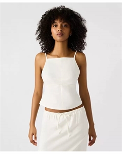 Женская майка-тэйган с бретельками, слоновая кость/кремовый Steve madden