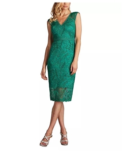 Женское вышитое платье Evonne, зеленый Tadashi shoji