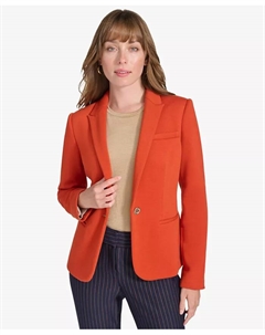 Женский блейзер на одной пуговице, оранжевый Tommy hilfiger