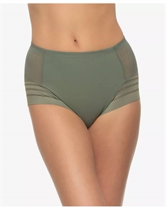 Женские бесшовные трусики-слипы с эффектом сглаживания боков, зеленый Paramour