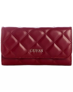 Тонкий стеганый клатч Tinsley, красный Guess