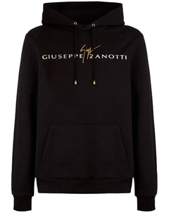 Худи с логотипом, черный Giuseppe zanotti