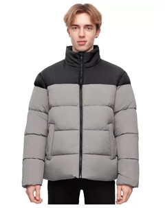 Мужская современная стеганая куртка, серый Rokka&rolla