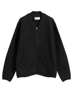 Универсальные ворсовые курки-бомберы, black Universal works