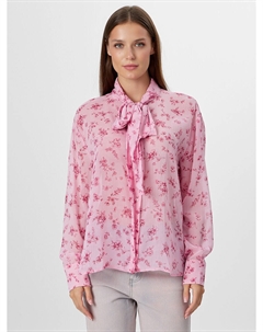 Блузка женская полупрозрачная розовая Mark formelle