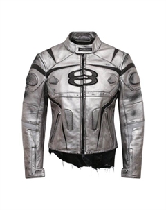 Кожаная куртка Balenciaga