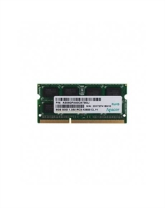 Память оперативная DDR3 Apacer 8GB PC12800 SODIMM (DV.08G2K.KAM)