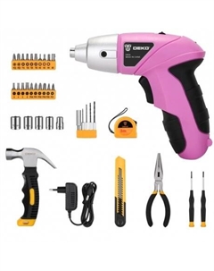Аккумуляторная отвертка DKS4 и набор 36 Tools Kit Деко