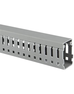 Кабель-канал перфорированный kk80-60 ВхШ: 80х60мм (кратность 2м) Ekf