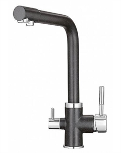Смеситель для кухни 2015 с фильтром цвет Черный Granula