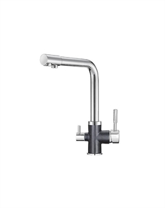 Смеситель для кухни 3015 цвет Хром Шварц Granula