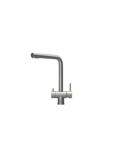 Смеситель для кухни Kitchen Space 7011 цвет Сталь матовая Granula