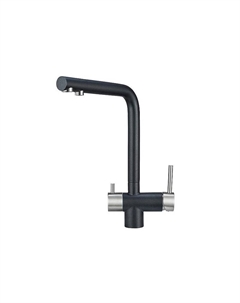 Смеситель для кухни 2305 цвет Шварц Granula