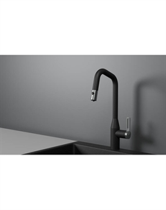 Смеситель для кухни 8171 цвет Черный Granula