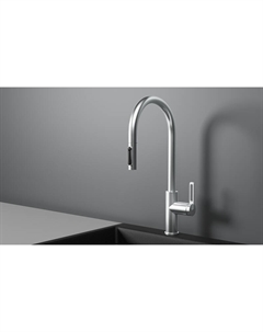 Смеситель для кухни 8168 цвет Нержавеющая сталь Granula