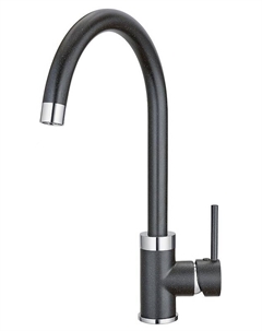 Смеситель для кухни 2125 цвет Черный Granula