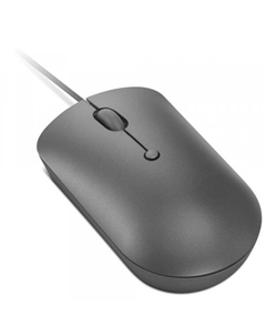Мышь проводная 540, 2400dpi, оптическая светодиодная, USB Type-C, Штормовой серый (GY51D20876) Lenovo