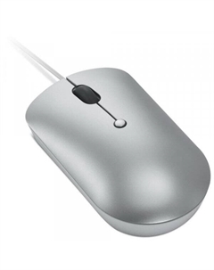 Мышь проводная 540, 2400dpi, оптическая светодиодная, USB Type-C, Облачно-серый (GY51D20877) Lenovo