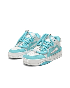 Антискользящие амортизирующие износостойкие низкие кеды для скейтборда унисекс, бело-голубой Coca-cola